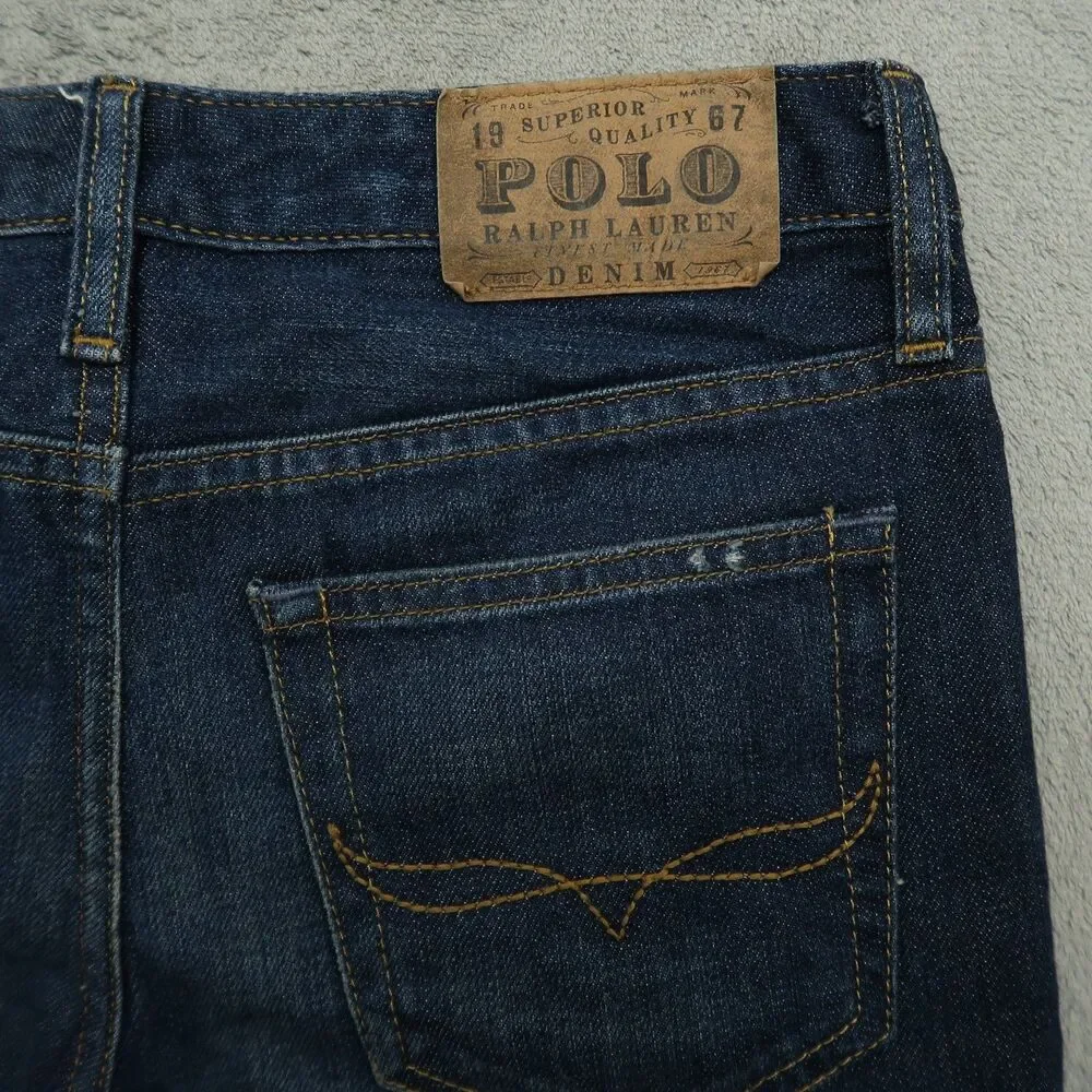 Polo Ralph Lauren Jeans Youth Boys Size 14/28 Blue Straight Denim 29